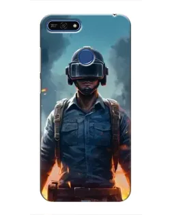 Чехол для Huawei Honor 7A Pro с картинкой «PUBG — реалистичный герой»
