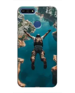Чехол для Huawei Honor 7A Pro с картинкой «PUBG — свободное падение»
