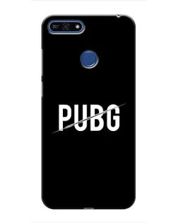 Чехол для Huawei Honor 7A Pro с картинкой «PUBG — белый логотип»