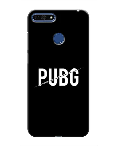 Чехол для Huawei Honor 7A Pro с картинкой «PUBG — белый логотип»
