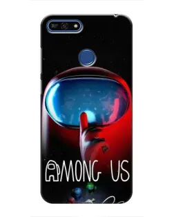 Чехол для Huawei Honor 7A Pro с картинкой «Красный импостер — макро» Чехол для Huawei Honor 7A Pro с картинкой «Красный импостер — макро»