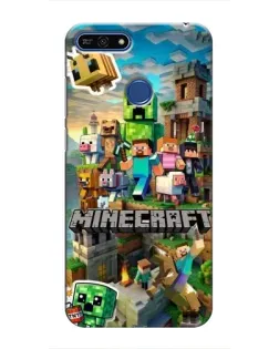 Чехол для Huawei Honor 7A Pro с картинкой «Замок Minecraft» Чехол для Huawei Honor 7A Pro с картинкой «Замок Minecraft»