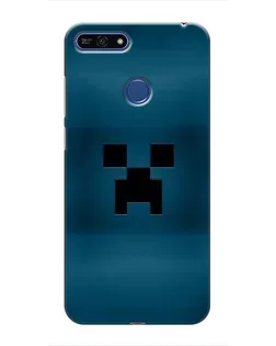Чехол для Huawei Honor 7A Pro с картинкой «Крипер текстура»