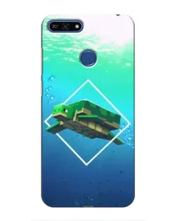 Чехол для Huawei Honor 7A Pro с картинкой «Черепаха Minecraft» Чехол для Huawei Honor 7A Pro с картинкой «Черепаха Minecraft»