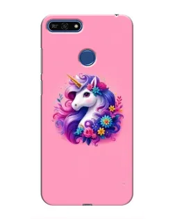 Чехол для Huawei Honor 7A Pro с картинкой «Сказочный единорог»