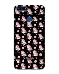 Чехол для Huawei Honor 7A Pro с картинкой «Magic Unicorn паттерн»