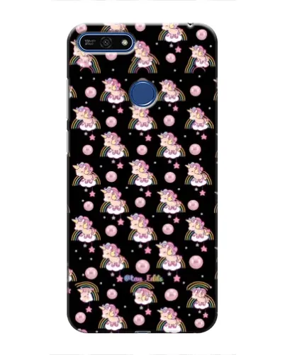 Чехол для Huawei Honor 7A Pro с картинкой «Magic Unicorn паттерн»