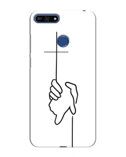 Чехол для Huawei Honor 7A Pro с картинкой «Рука держит»
