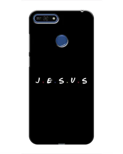 Чехол для Huawei Honor 7A Pro с картинкой «Точки веры J.E.S.U.S.»