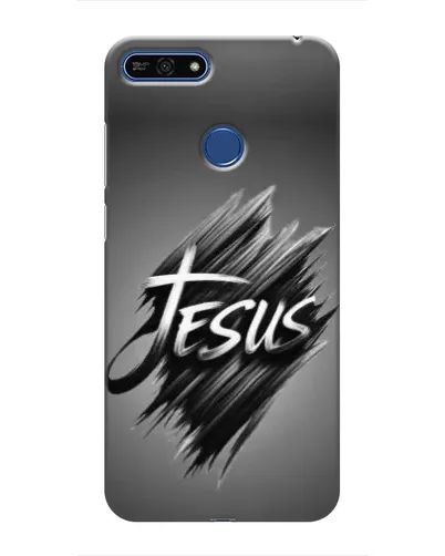 Чехол для Huawei Honor 7A Pro с картинкой «Надпись Jesus Graffiti»