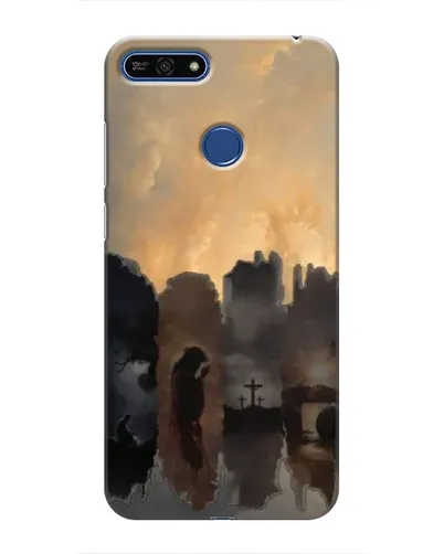 Чехол для Huawei Honor 7A Pro с картинкой «Дорога к вере»