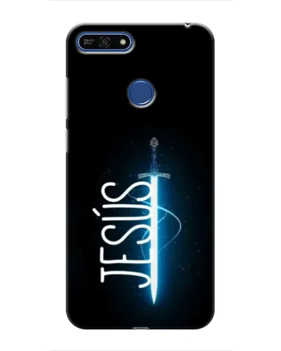 Чехол для Huawei Honor 7A Pro с картинкой «Меч Духа Jesus»