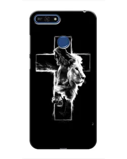 Чехол для Huawei Honor 7A Pro с картинкой «Сияющий крест Jesus»