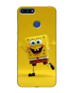 Чехол для Huawei Honor 7A Pro с картинкой «Позитивный Губка Боб»