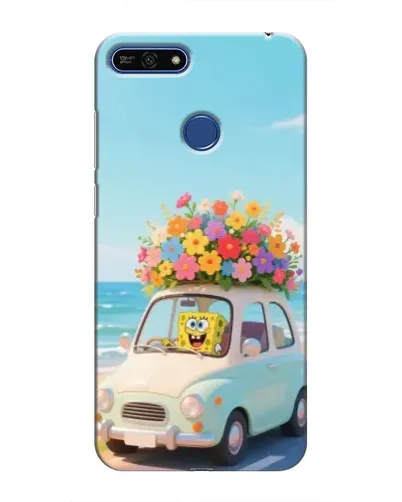 Чехол для Huawei Honor 7A Pro с картинкой «Автомобильное путешествие»