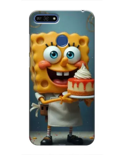 Чехол для Huawei Honor 7A Pro с картинкой «Повар Спанч Боб»