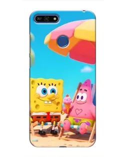 Чехол для Huawei Honor 7A Pro с картинкой «Отдых на пляже»