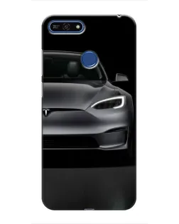 Чохол для Huawei Honor 7A Pro з картинкою «Tesla Model S Look» Чохол для Huawei Honor 7A Pro з картинкою «Tesla Model S Look»