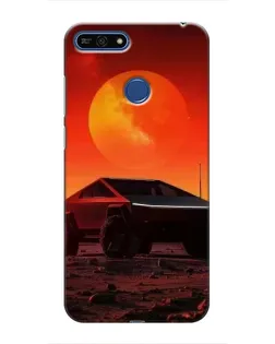 Чехол для Huawei Honor 7A Pro с картинкой «Cybertruck на Марсе» Чехол для Huawei Honor 7A Pro с картинкой «Cybertruck на Марсе»