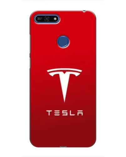 Чехол для Huawei Honor 7A Pro с картинкой «Tesla Red Classic»