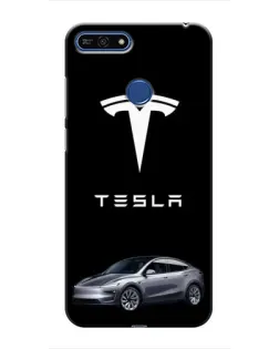 Чехол для Huawei Honor 7A Pro с картинкой «Tesla Model Y»