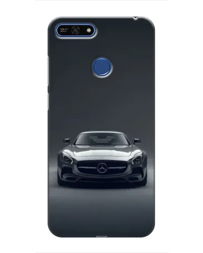 Чехол для Huawei Honor 7A Pro с картинкой «Mercedes на черном»