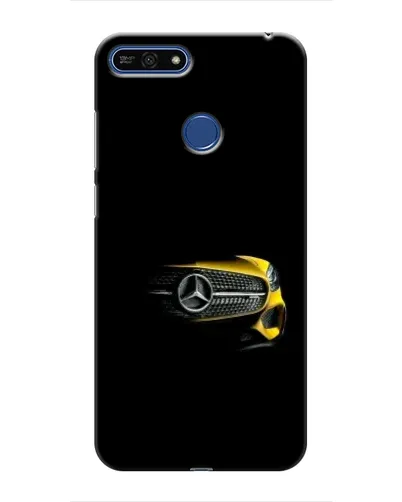 Чехол для Huawei Honor 7A Pro с картинкой «Mercedes — ретро стиль»