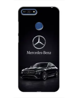 Чехол для Huawei Honor 7A Pro с картинкой «Mercedes — решетка радиатора»