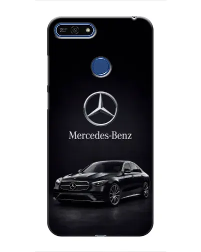 Чехол для Huawei Honor 7A Pro с картинкой «Mercedes — решетка радиатора»