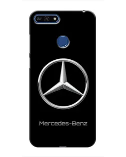 Чехол для Huawei Honor 7A Pro с картинкой «Mercedes Silver Logo»