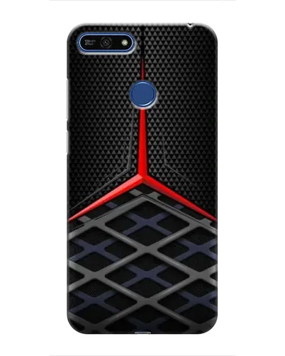 Чехол для Huawei Honor 7A Pro с картинкой «Mercedes Carbon Grid»