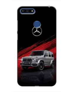 Чехол для Huawei Honor 7A Pro с картинкой «Mercedes G-Class красный»