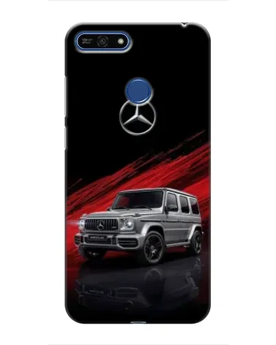 Чехол для Huawei Honor 7A Pro с картинкой «Mercedes G-Class красный»