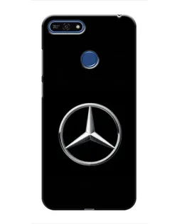 Чехол для Huawei Honor 7A Pro с картинкой «Mercedes классический лого»