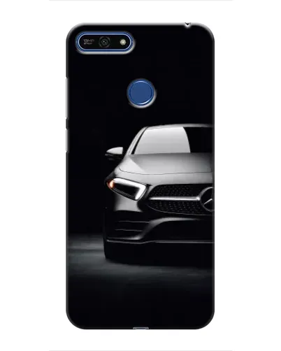 Чехол для Huawei Honor 7A Pro с картинкой «Свет фар Mercedes»