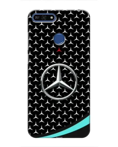 Чехол для Huawei Honor 7A Pro с картинкой «Mercedes — бирюзовый акцент»