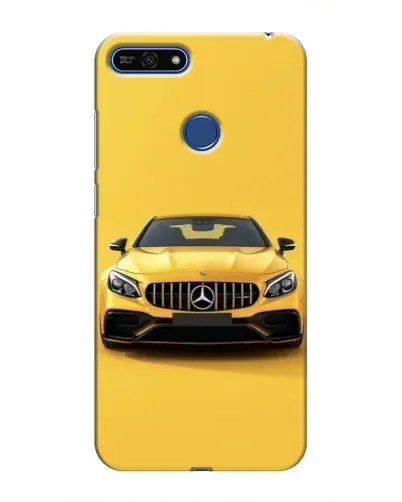 Чехол для Huawei Honor 7A Pro с картинкой «Желтый Mercedes GT»