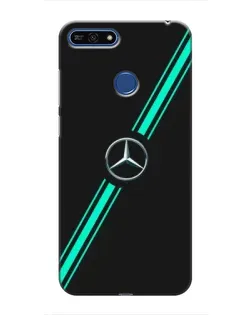 Чехол для Huawei Honor 7A Pro с картинкой «Спортивные линии Mercedes»