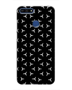 Чехол для Huawei Honor 7A Pro с картинкой «Mercedes паттерн звезд»