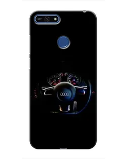 Чохол для Huawei Honor 7A Pro з картинкою «Салон Audi — кермо» Чохол для Huawei Honor 7A Pro з картинкою «Салон Audi — кермо»