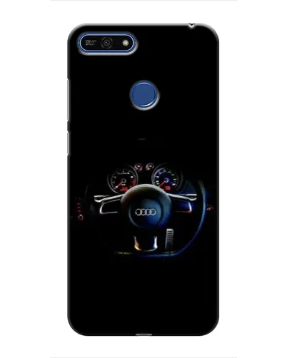 Чехол для Huawei Honor 7A Pro с картинкой «Салон Audi — руль» Чехол для Huawei Honor 7A Pro с картинкой «Салон Audi — руль»