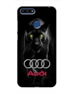 Чехол для Huawei Honor 7A Pro с картинкой «Пантера и Audi»