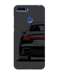 Чехол для Huawei Honor 7A Pro с картинкой «Задняя часть Audi — арт»