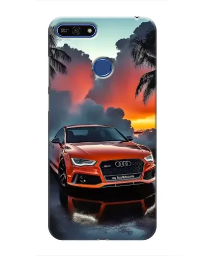 Чехол для Huawei Honor 7A Pro с картинкой «Audi — закат» Чехол для Huawei Honor 7A Pro с картинкой «Audi — закат»