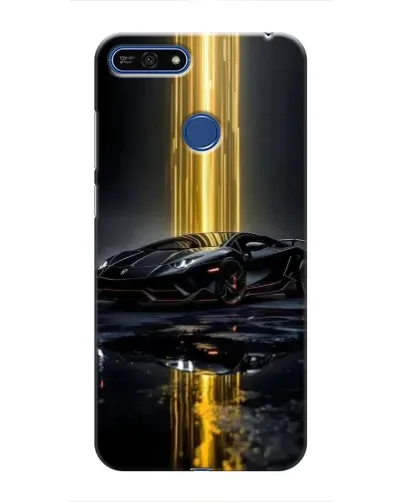 Чехол для Huawei Honor 7A Pro с картинкой «Ночной Lamborghini драйв» Чехол для Huawei Honor 7A Pro с картинкой «Ночной Lamborghini драйв»