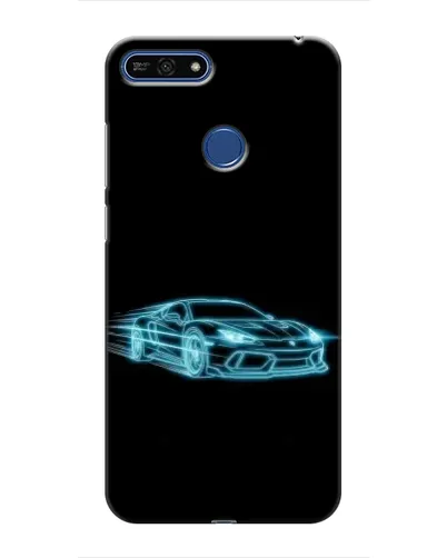 Чехол для Huawei Honor 7A Pro с картинкой «Неоновый контур Lamborghini» Чехол для Huawei Honor 7A Pro с картинкой «Неоновый контур Lamborghini»