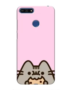 Чохол для Huawei Honor 7A Pro з картинкою «Pusheen та печиво» Чохол для Huawei Honor 7A Pro з картинкою «Pusheen та печиво»