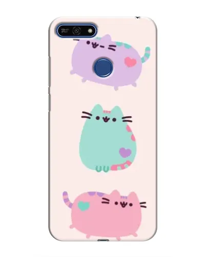 Чехол для Huawei Honor 7A Pro с картинкой «Pusheen трио» Чехол для Huawei Honor 7A Pro с картинкой «Pusheen трио»
