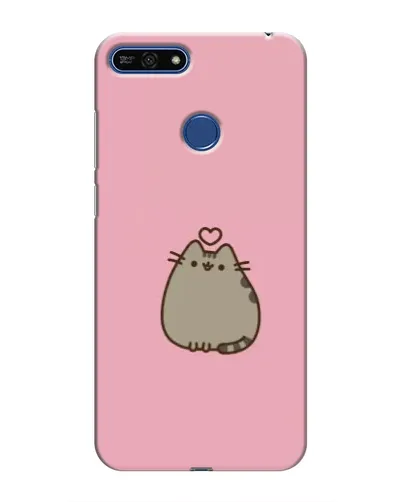 Чехол для Huawei Honor 7A Pro с картинкой «Pusheen сердце» Чехол для Huawei Honor 7A Pro с картинкой «Pusheen сердце»