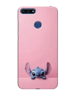 Чехол для Huawei Honor 7A Pro с картинкой «Stitch выглядывает»